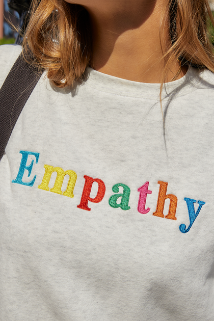 Empathy 2025 sweatshirt green