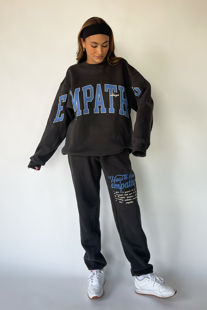Empathy Always Charcoal Crewneck