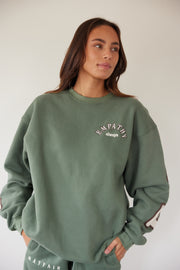 Empathy Always Olive Crewneck