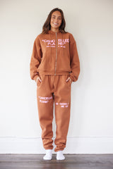 Cancelled Plans Relaxed Zip-Up Hoodie