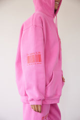 It Costs $0.00 To Be A Nice Person Pink Hoodie