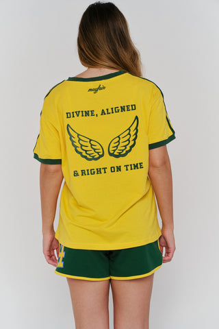 444 Aligned V-Neck Relaxed Tee