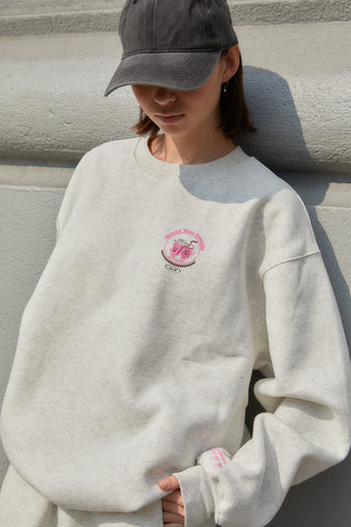 Made You Smile Grey Crewneck