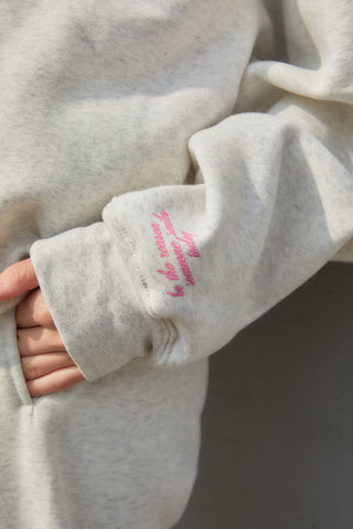 Made You Smile Grey Crewneck