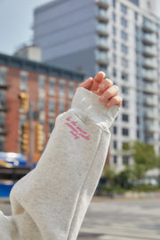 Made You Smile Grey Crewneck