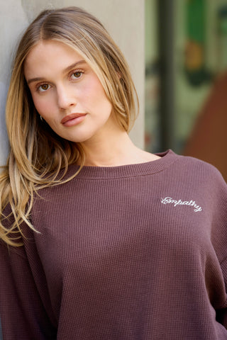 Empathy, Always Waffle Crewneck