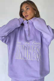 Choose Kindness Half-Zip Sweatshirt