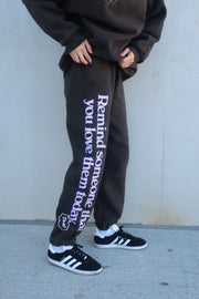 Somebody Loves You Charcoal Sweatpants