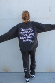 Somebody Loves You Charcoal Sweatpants