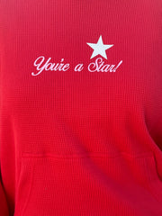 You Are A Star Waffle Hoodie