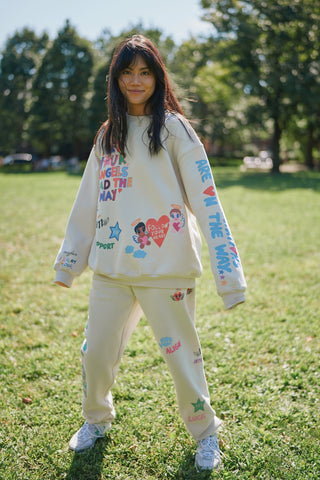 Mayfair x @iscreamcolour Angel Numbers Cloud Crewneck