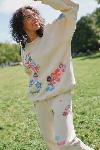 Mayfair x @iscreamcolour Angel Numbers Cloud Crewneck