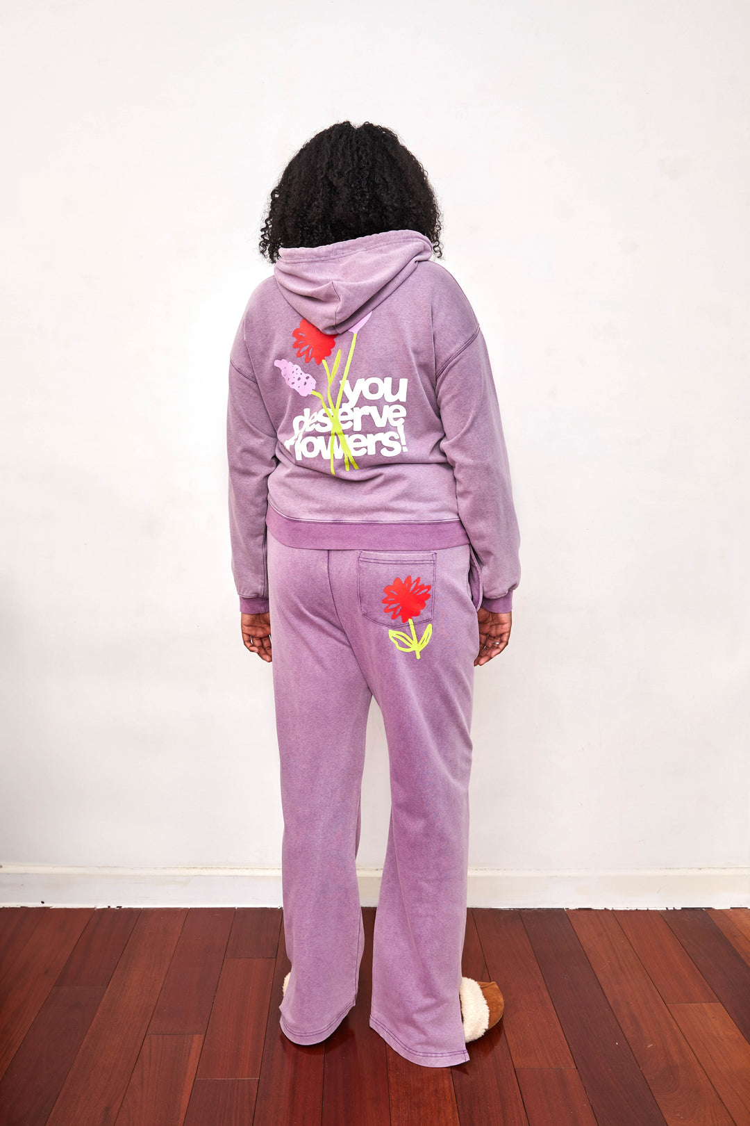 トップス THEREDTHREAD S lacy hoodie flower THEREDTHREAD S lacy hoodie flower