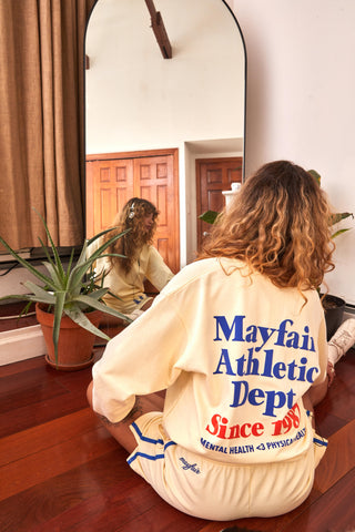 Mayfair Athletic Department Notch-Neck Sweatshirt