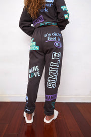 Affirmations Charcoal Sweatpants