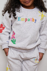 Empathy Always Mini Grey Crewneck