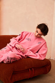 The World Needs More Empathy Vintage Pink Sweatpants