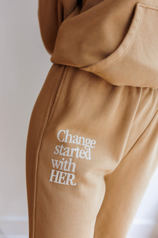 Change Started With Her Sweatpants