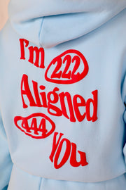 Aligned Fitted Zip Up Hoodie