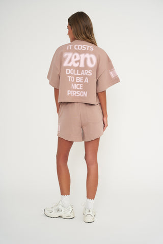 It Costs $0 Taupe Sweatshorts