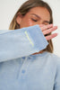 Sunny Days Are Coming Henley Sweatshirt