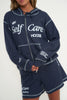 My Self Care Waffle Zip-Up Hoodie