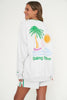 Going Offline V-Neck Sweatshirt