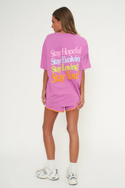 Stay You Oversized Tee