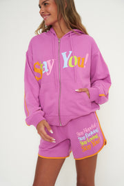 Stay You Zip-Up Hoodie