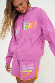 Stay You Zip-Up Hoodie