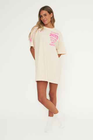 It Costs $0 Oversized Boyfriend Tee