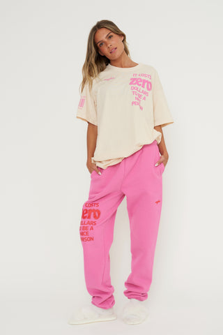 It Costs $0 Oversized Boyfriend Tee