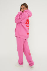 It Costs $0.00 To Be A Nice Person Pink Sweatpants
