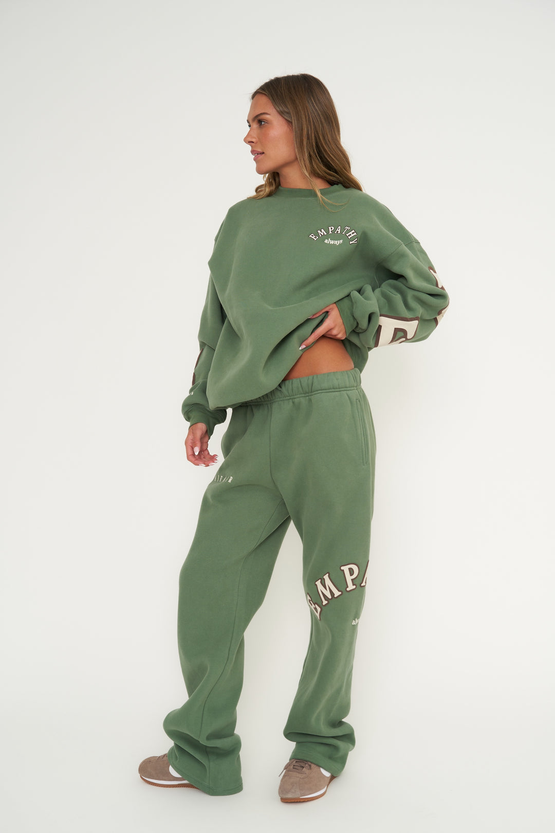 Empathy Always Olive Sweatpants – The Mayfair Group LLC