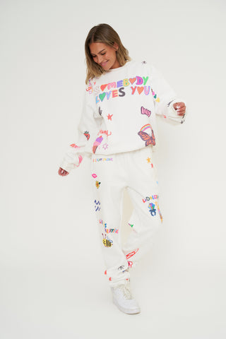 Mayfair x @iscreamcolour Somebody Loves You Crewneck
