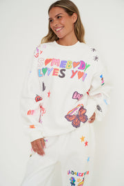 Mayfair x @iscreamcolour Somebody Loves You Crewneck
