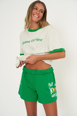 Fall In Love With Life Sweatshorts