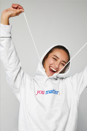 You Matter Fitted Hoodie