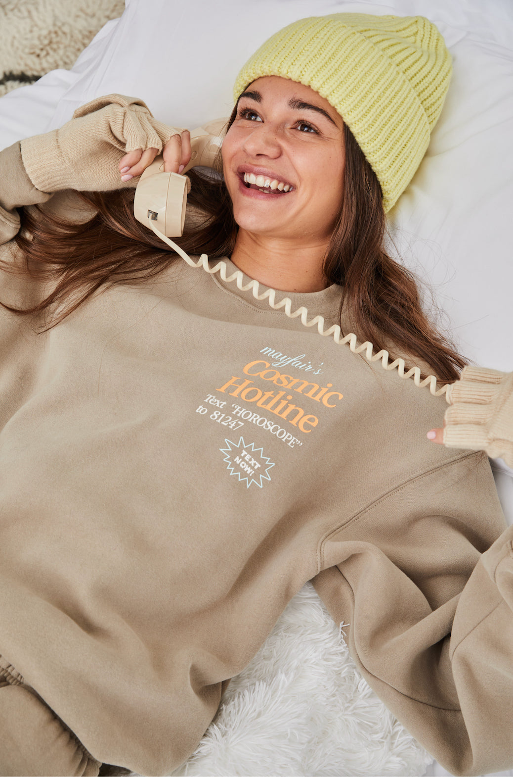 Cosmic Hotline Crewneck – The Mayfair Group LLC