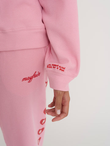 Grateful For Today Waffle Sweatpants