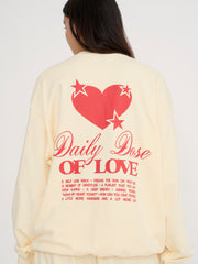 Mayfair X Avery Woods Daily Dose Of Love Crewneck