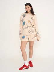 Feeling Lucky Reversible Crewneck