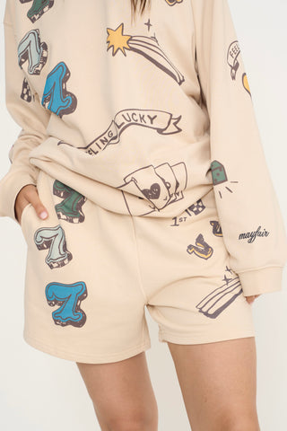 Feeling Lucky Sweatshorts