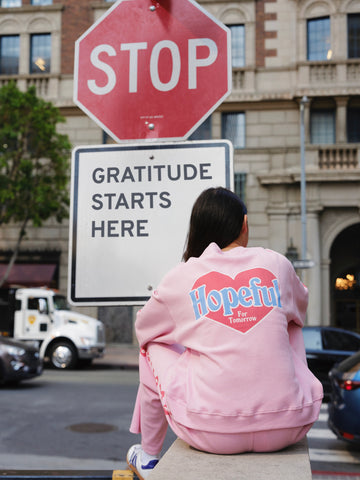 Grateful For Today Waffle Crewneck