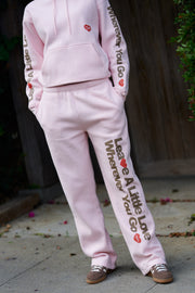 Leave A Little Love Wide Leg Sweatpants