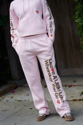 Leave A Little Love Wide Leg Sweatpants