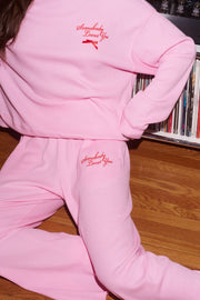 Somebody Loves You Waffle Wide Leg Pant