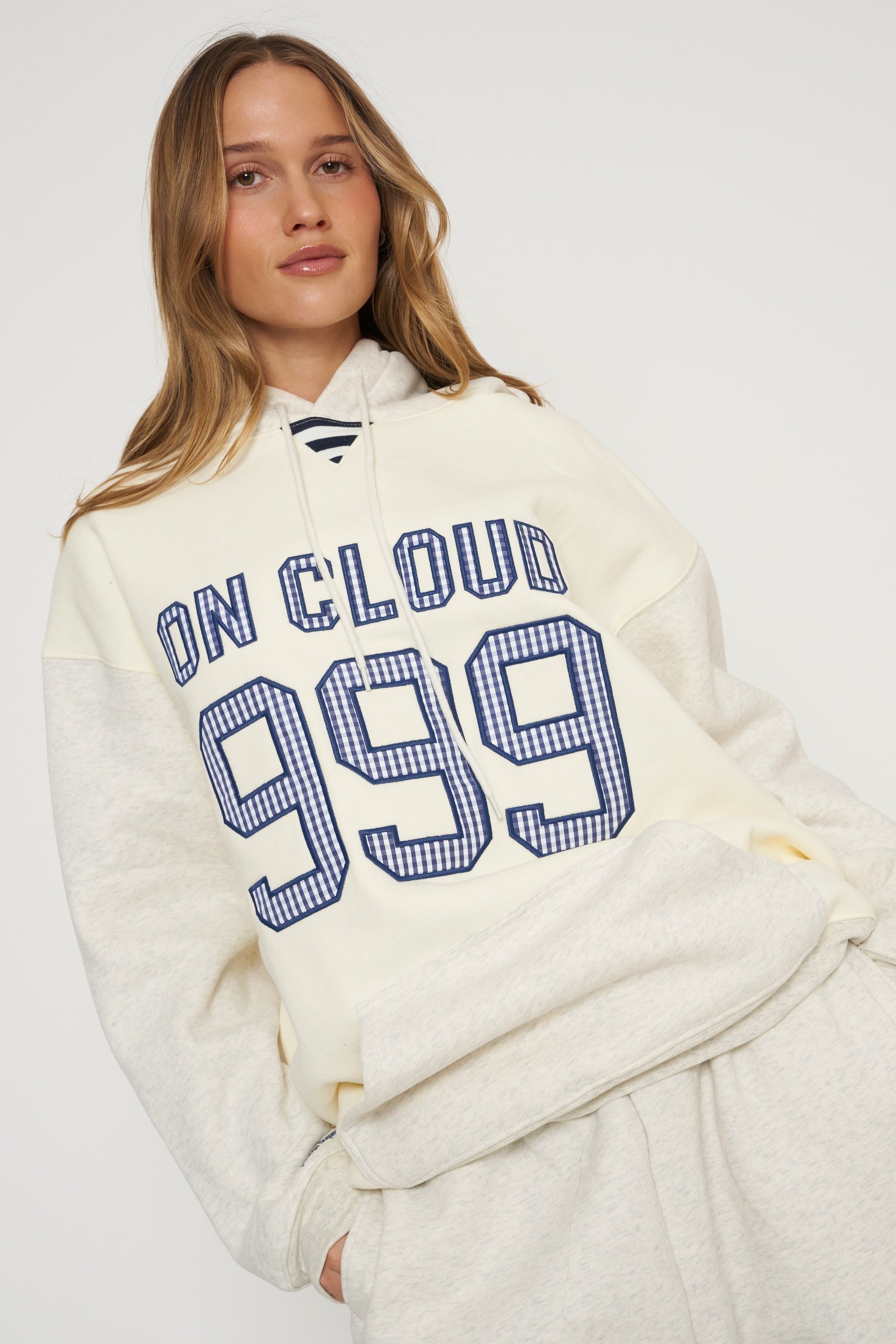 On Cloud Nine Heather Grey Hoodie – The Mayfair Group LLC