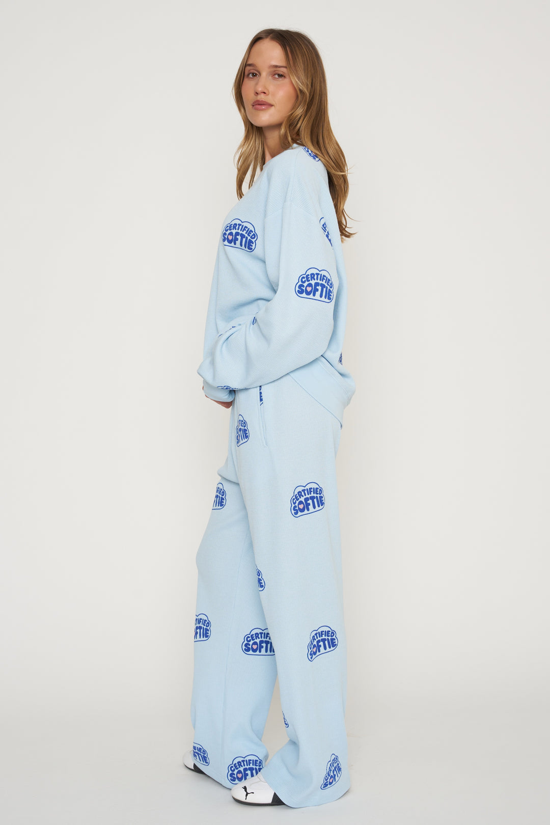 Certified Softie Classic Waffle Wide Leg Sweatpants – The Mayfair