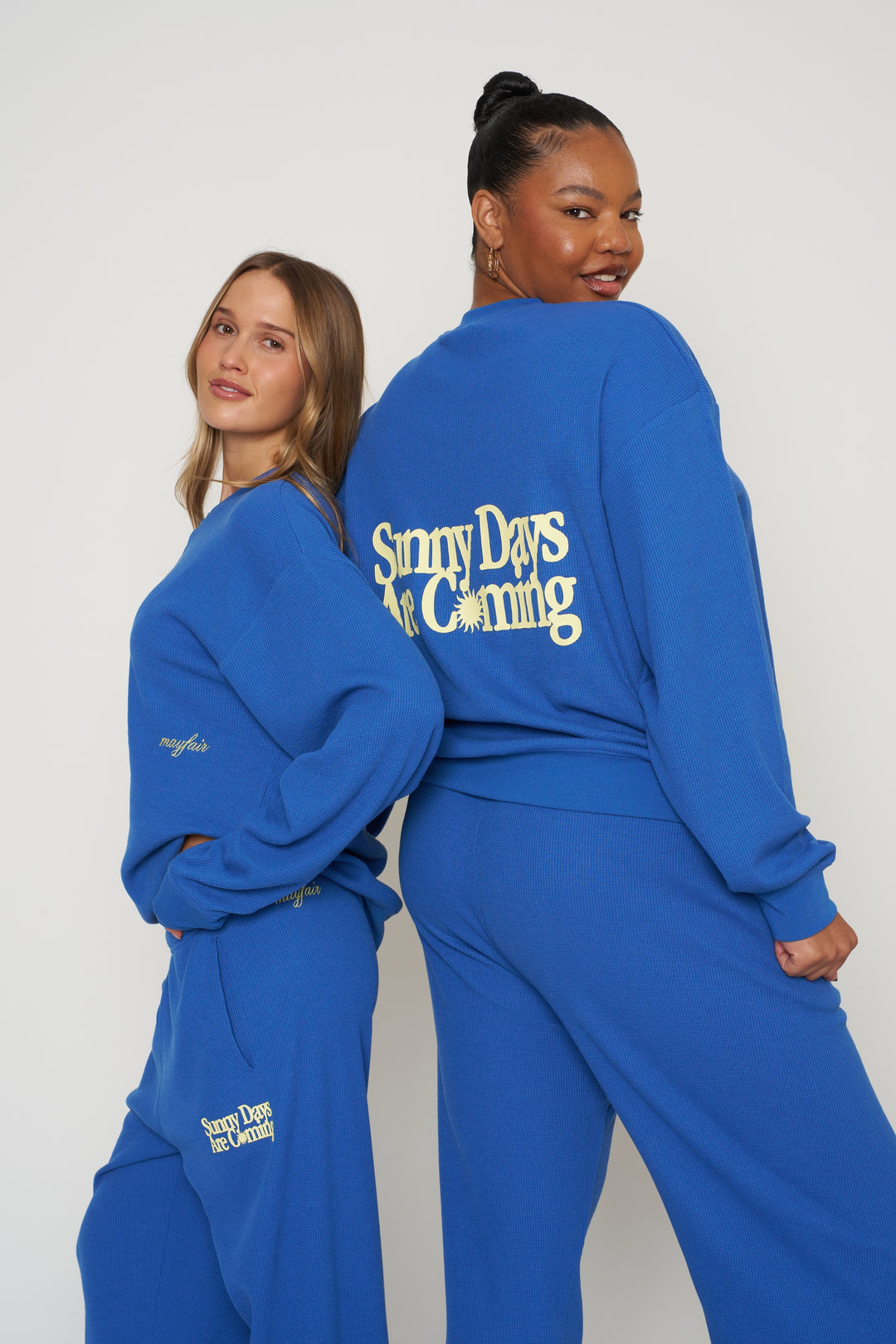 Sunny Days Are Coming Classic Waffle Crewneck – The Mayfair Group LLC